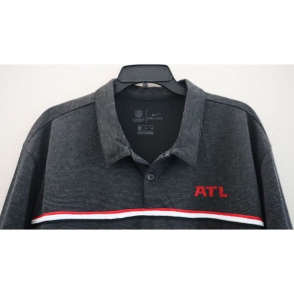 Nike Men's Sz 2XL ATL Falcons NFL On-Field Sideline Early Season Polo Shirt $75 - Picture 4 of 7